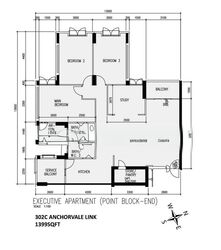 Blk 302C Anchorvale Court (Sengkang), HDB Executive #513988401